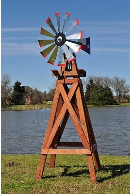 8' Wood Windmill