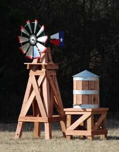 Small Water Tower for 8' Windmill