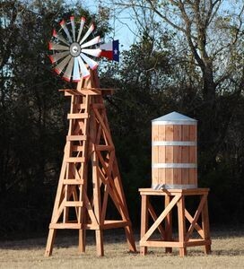 Large Water Tower for 15' Windmill