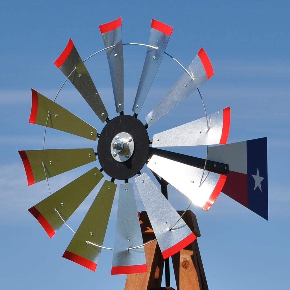 30" Galvanized Windmill Head Kit For 8' Decorative Windmill – Made In Texas
