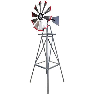 11' Metal Windmills