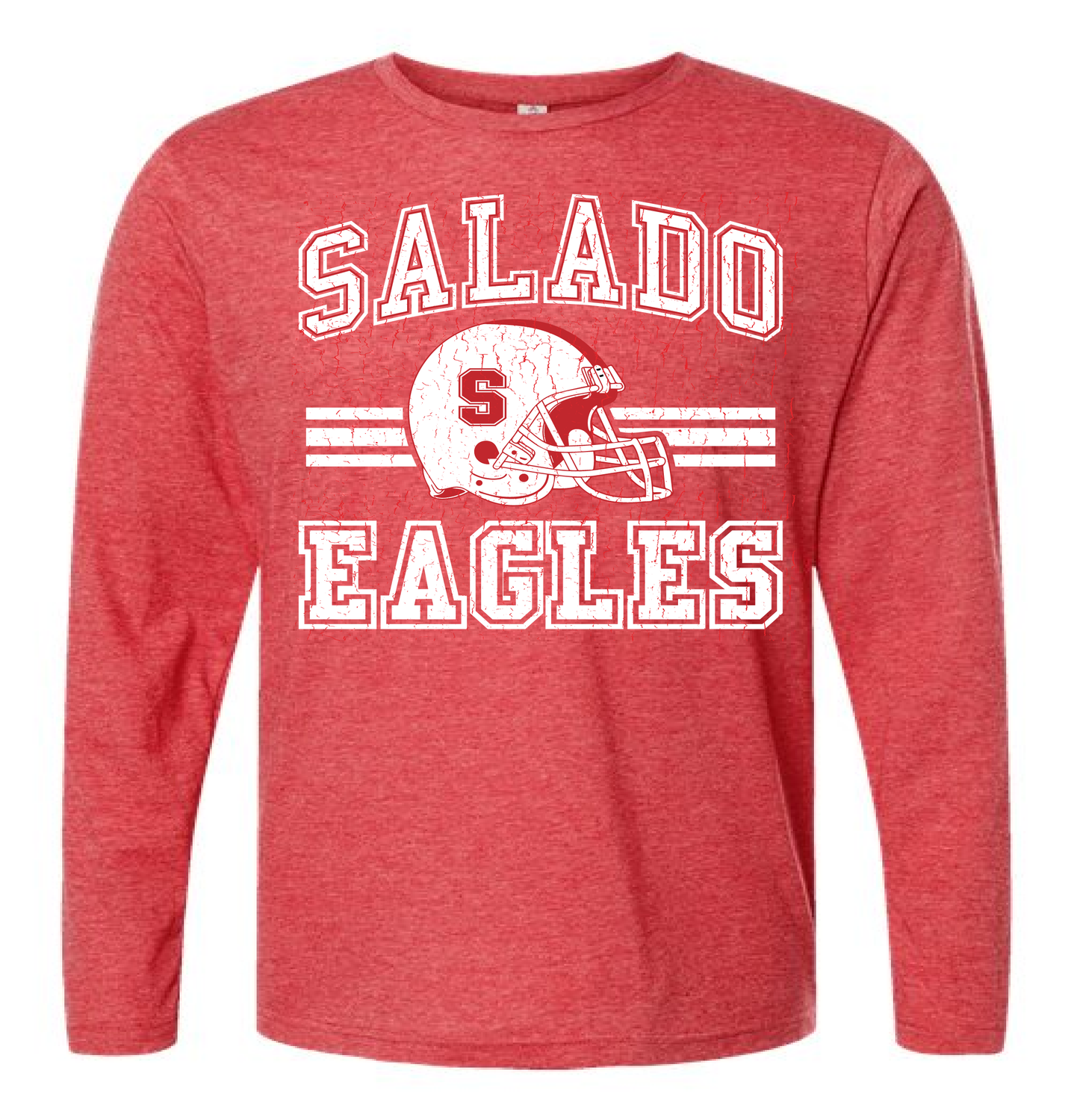 LONG SLEEVE HEATHER RED - T shirt