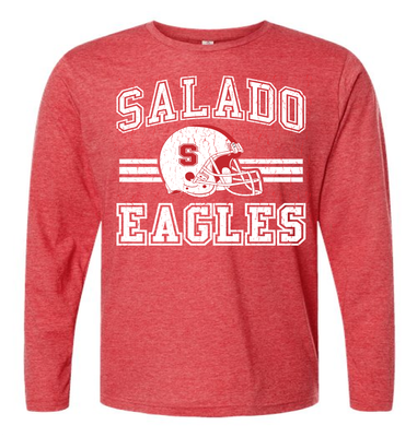 LONG SLEEVE HEATHER RED - T shirt