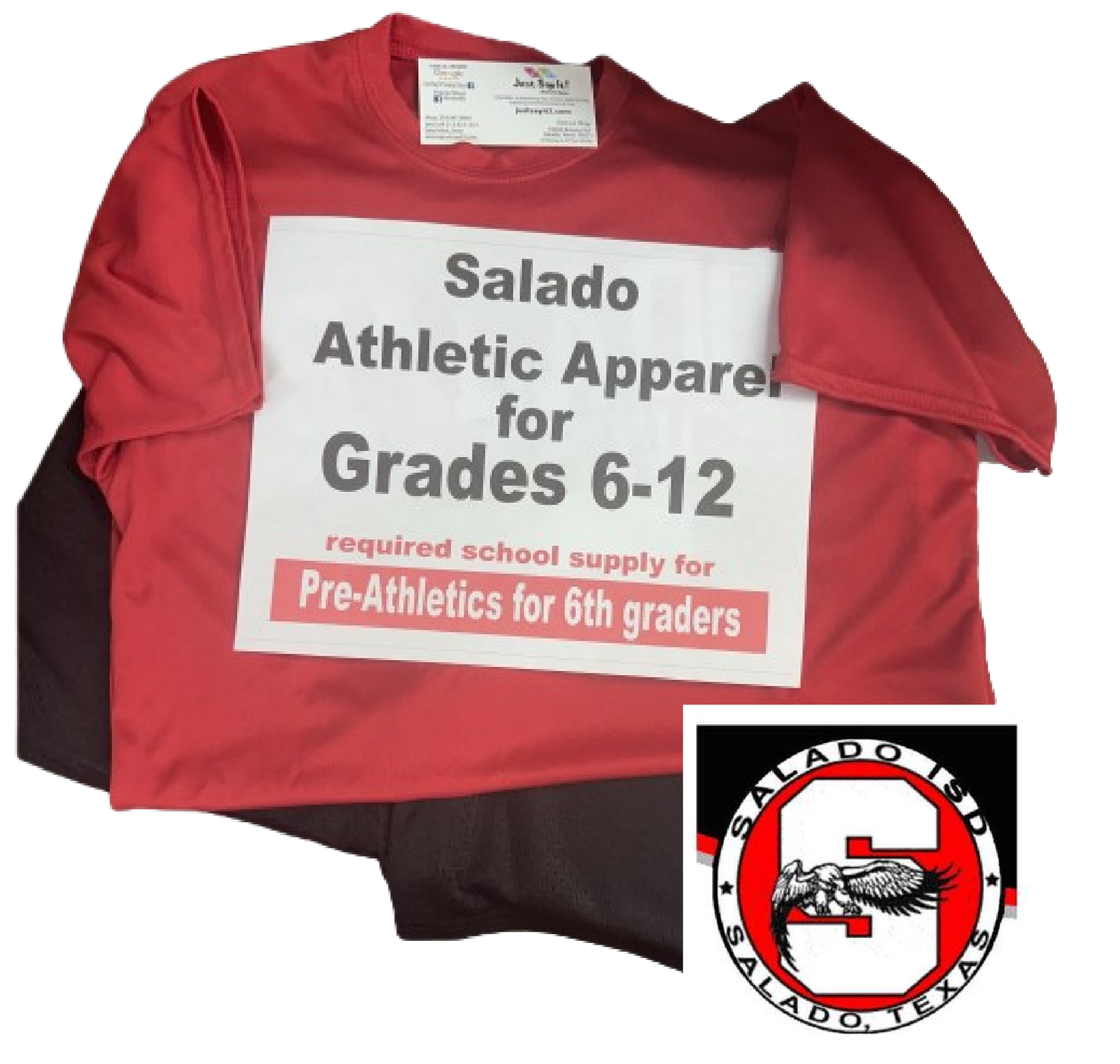 RED Athletic Shirt- BOYS &amp; GIRLS