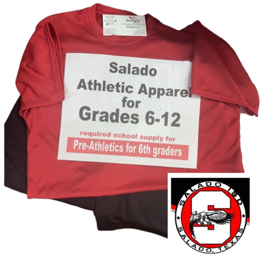 RED Athletic Shirt- BOYS &amp; GIRLS