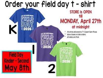 TAE 1 Field Day T-Shirt TAE 1 Field Day T-Shirt