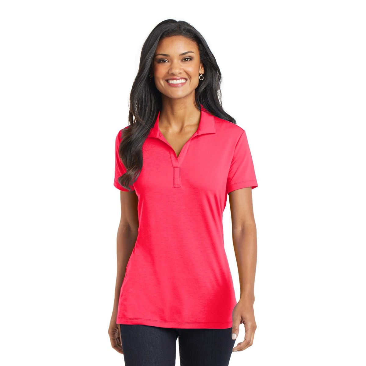 Port Authority L568 Ladies Cotton Touch Performance Polo Port Authority L568 Ladies Cotton Touch Performance Polo