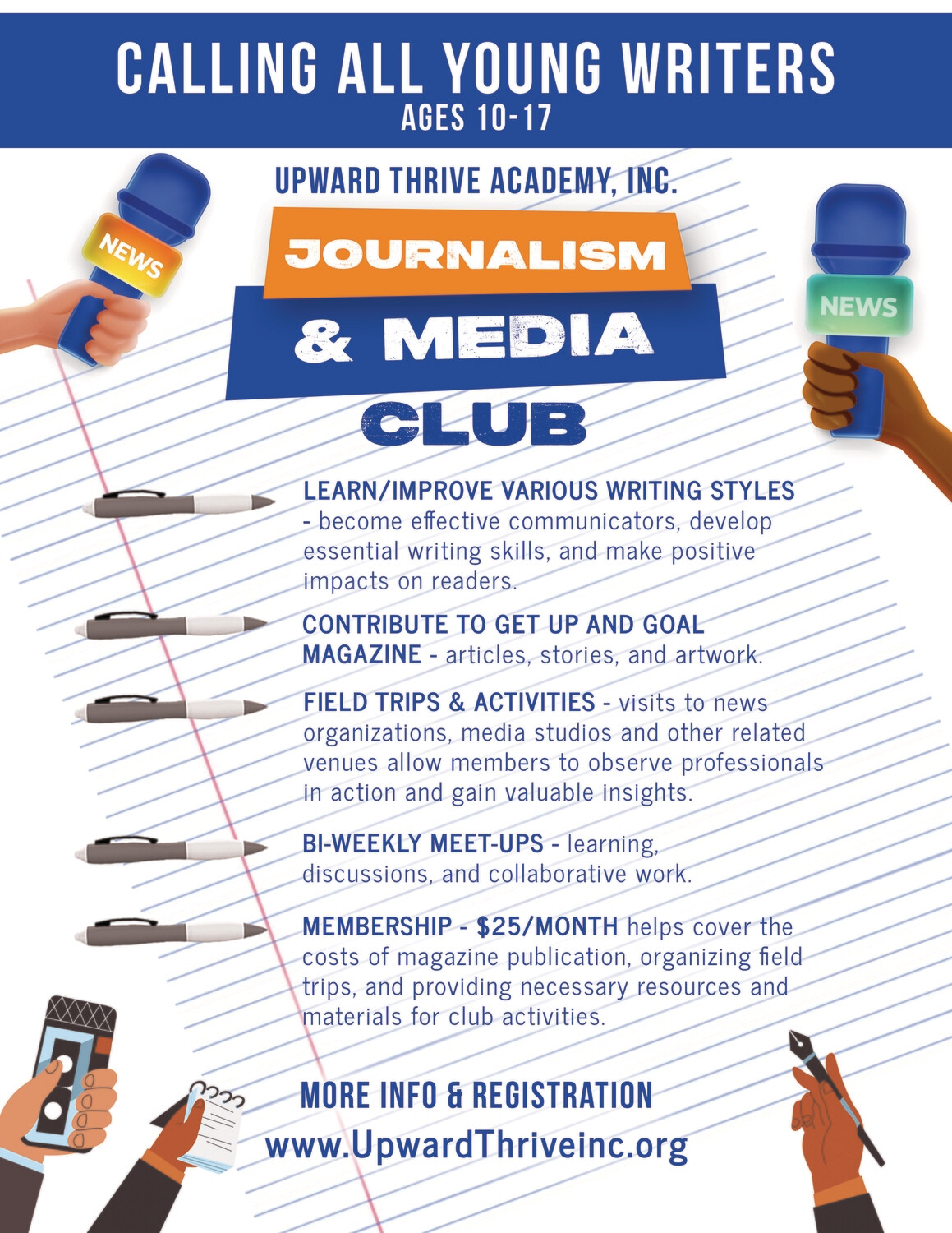 Journalism & Media Club Registration