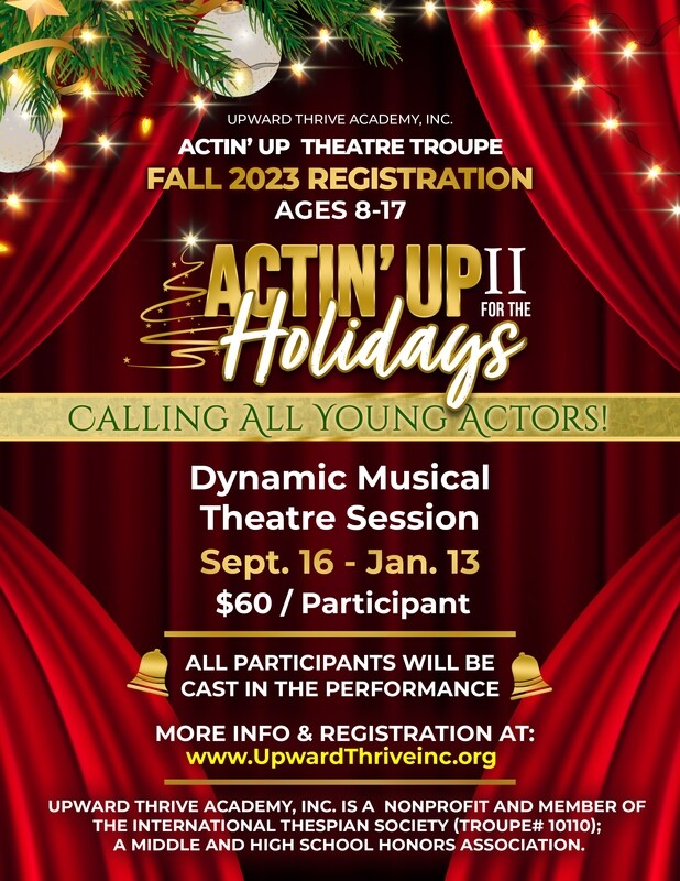 Actin' Up for the Holidays II (Fall Registration 2023)
