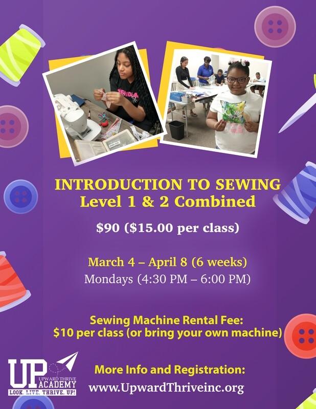 INTRO TO SEWING Levels 1 & 2 combined