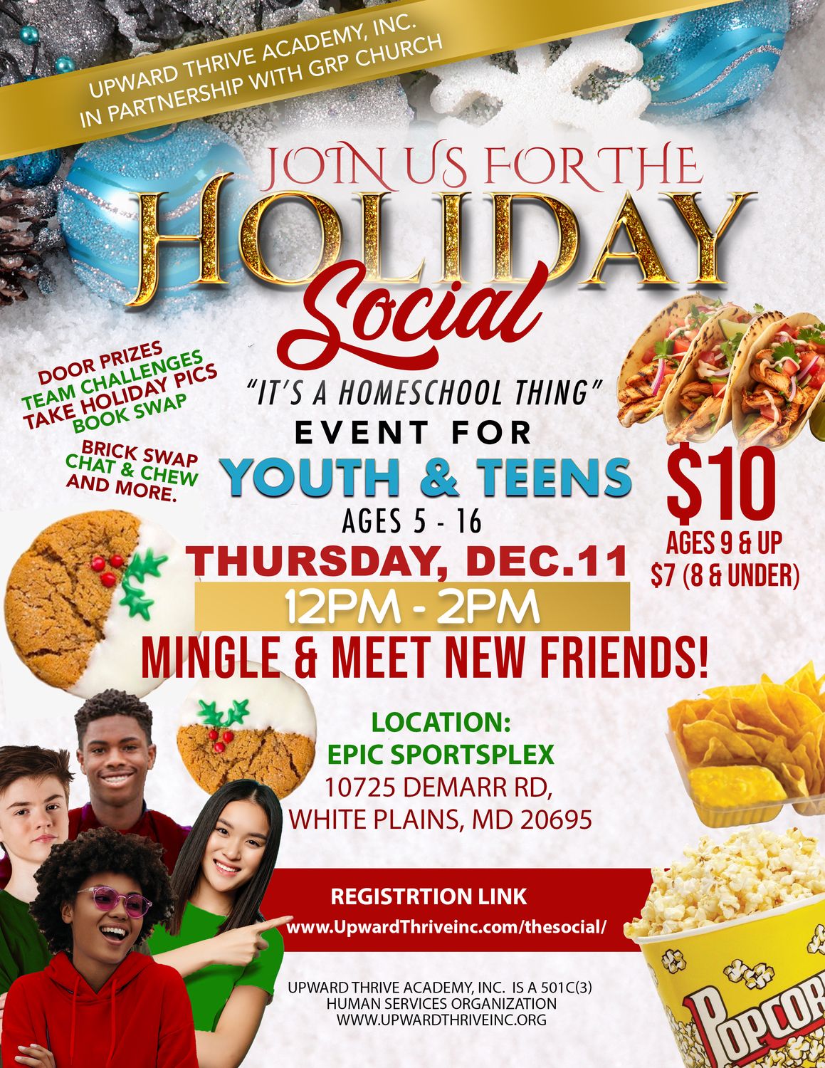The Holiday Social (Tween & Teen) Dec. 11, 2025
