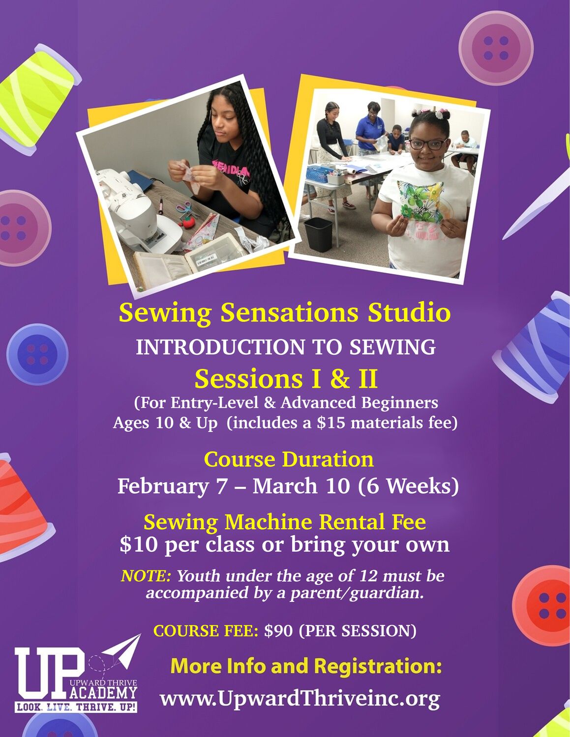UTA Sewing Sensations (Register for Sessions 1 or 2