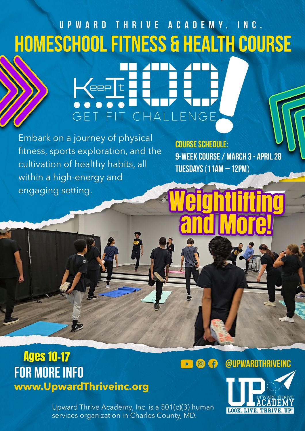 Keep It 100 Get Fit (Tuesdays) Keep It 100 Get Fit (Tuesdays)