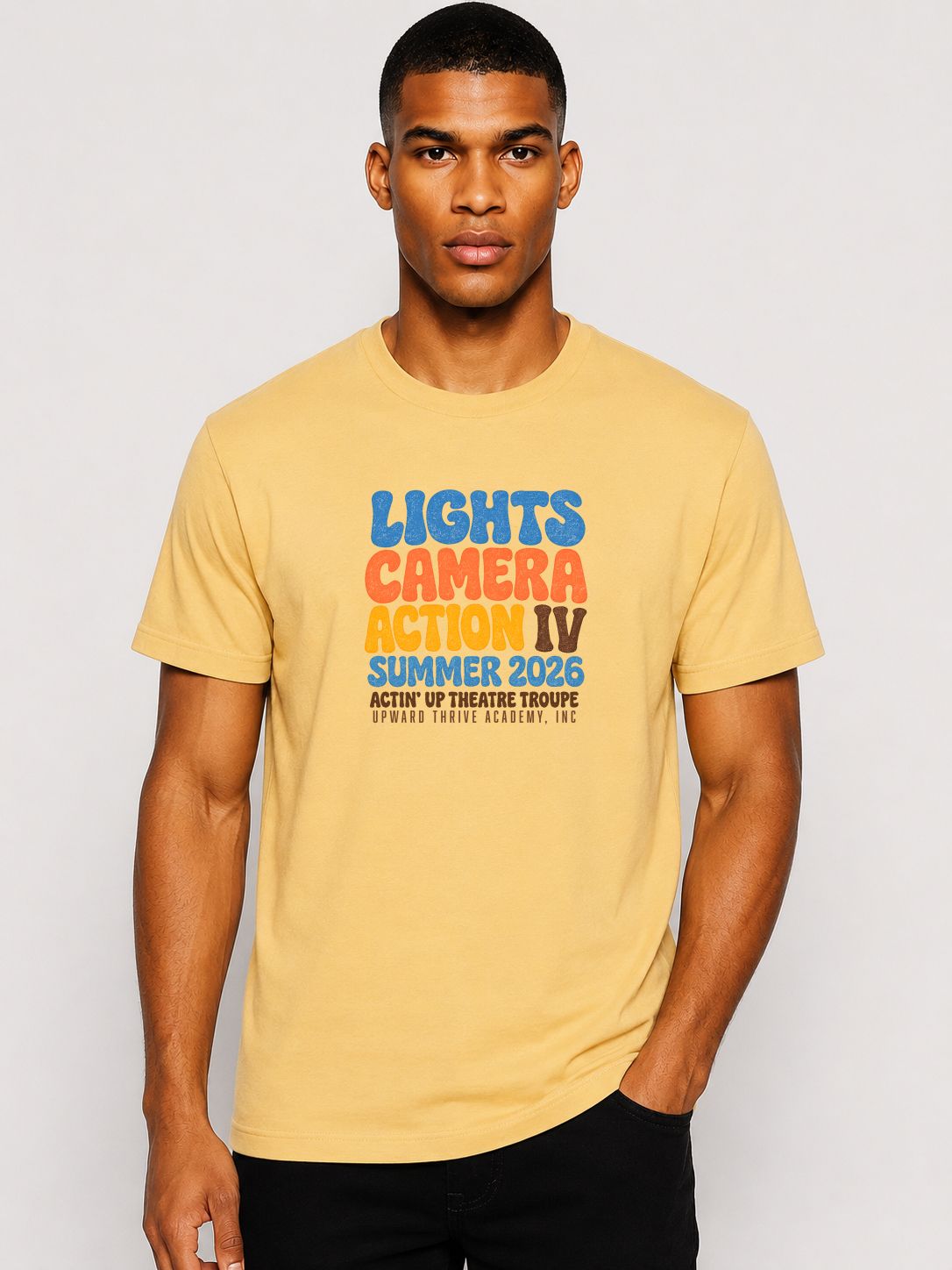 Lights, Camera, Action IV (Summer 2026 Theatre Tshirt)