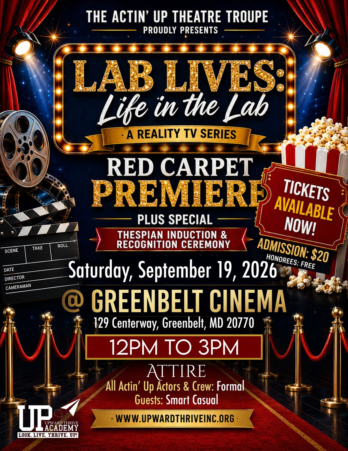 2026 Premiere & Thespian Ceremony Tickets