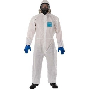 Traje desechable de Protección Biologica