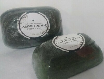 Sabonete esfoliante argila preta 75g