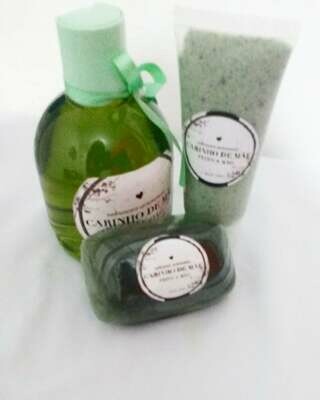 Kit Spa relaxante Capim Limão 3 itens