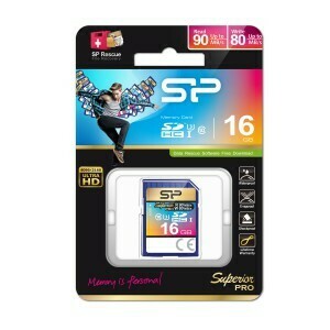 Silicon Power SDHC Card 16GB Superior Pro class 10 UHS-1 U3