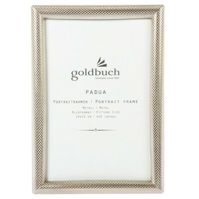 Goldbuch Padua fotolijst 10x15 silver