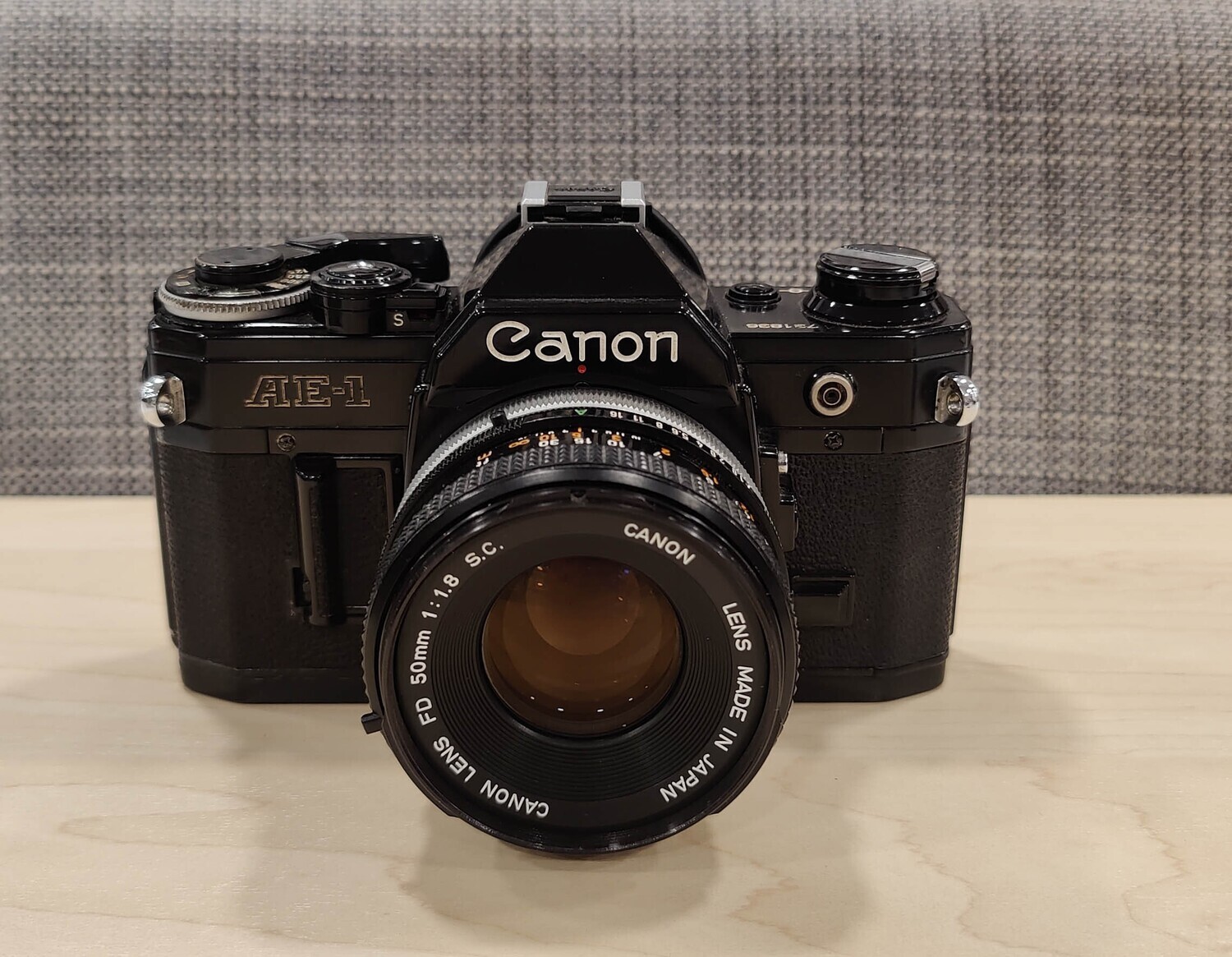 Canon AE-1 + 50mm f1.8
