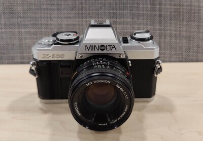 Minolta X500 + 50mm f1.7