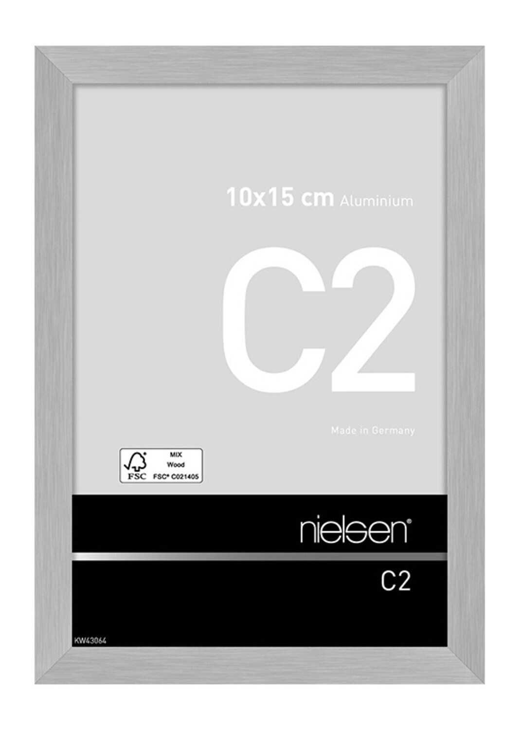 Nielsen Aluminium C2 mat zilver