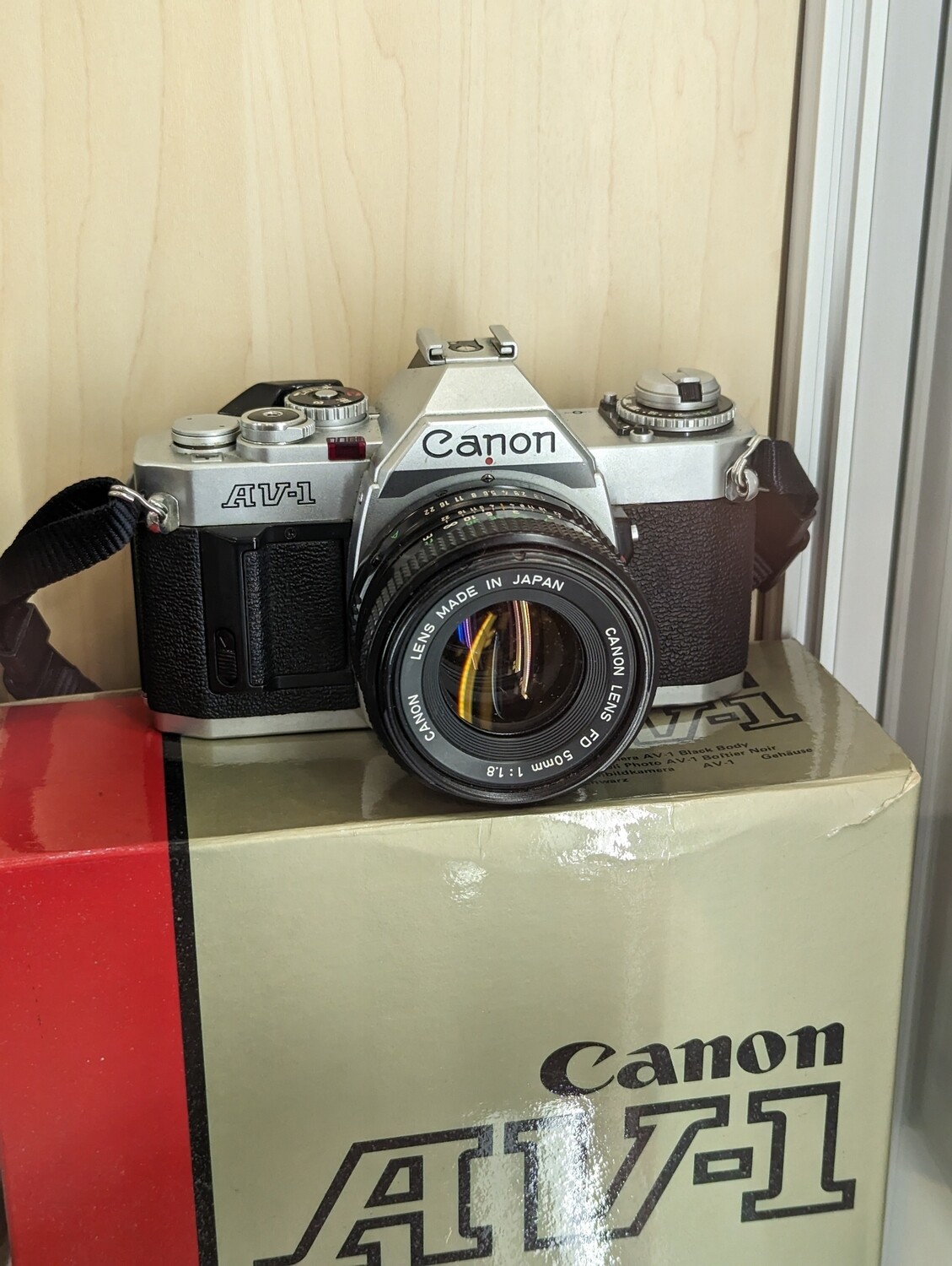Canon AV-1 + 50mm f1.8