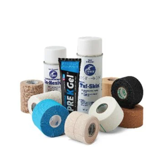 Therapeutic Tape (LeukoTape, Cover Roll, Athletic Tape, Pre-Wrap)