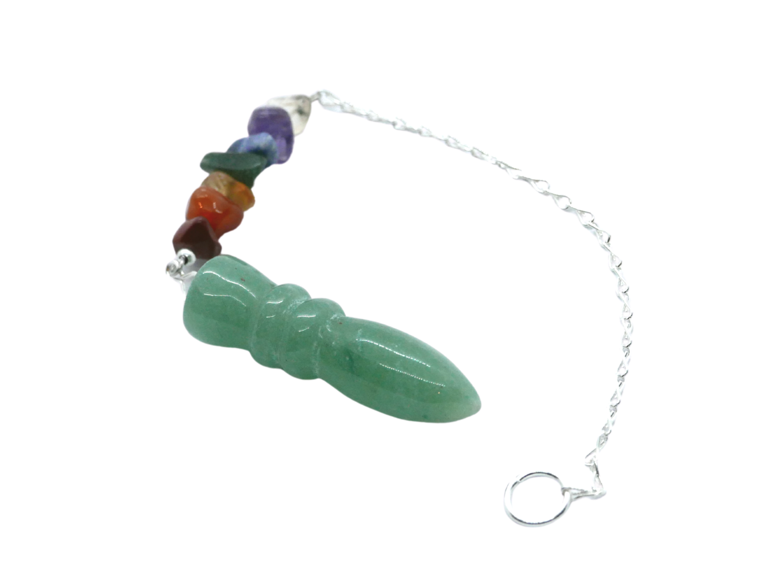Green Adventurine Chakras Pendulum Green Adventurine Chakras Pendulum