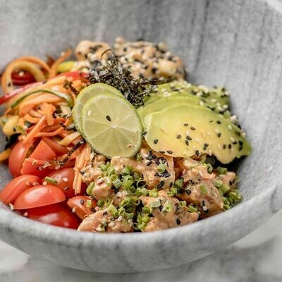 Poke Bowl de Camarones