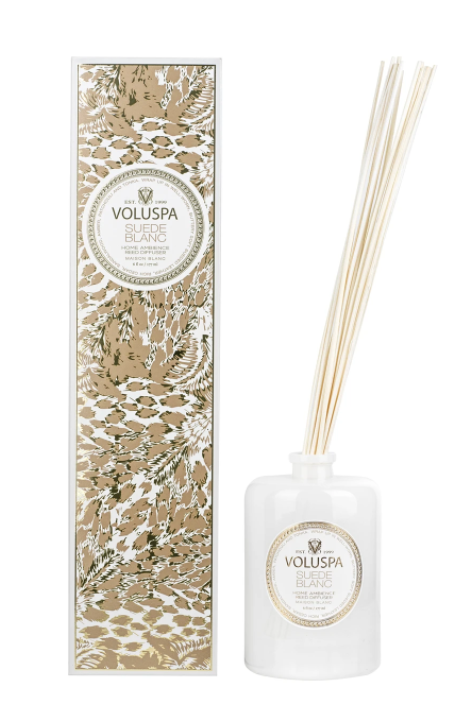 Reed Diffuser- Suede Blanc