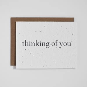 Plantable Greeting Card - Thinking of You - Classic