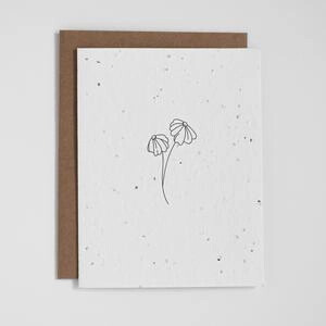 Plantable Greeting Card - Floral 4