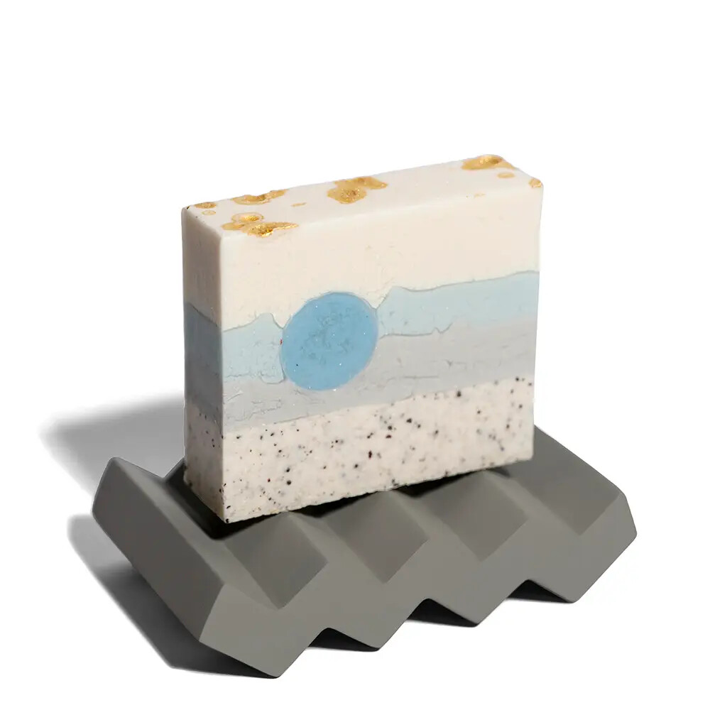Modern Cement Soap Dish - Gray