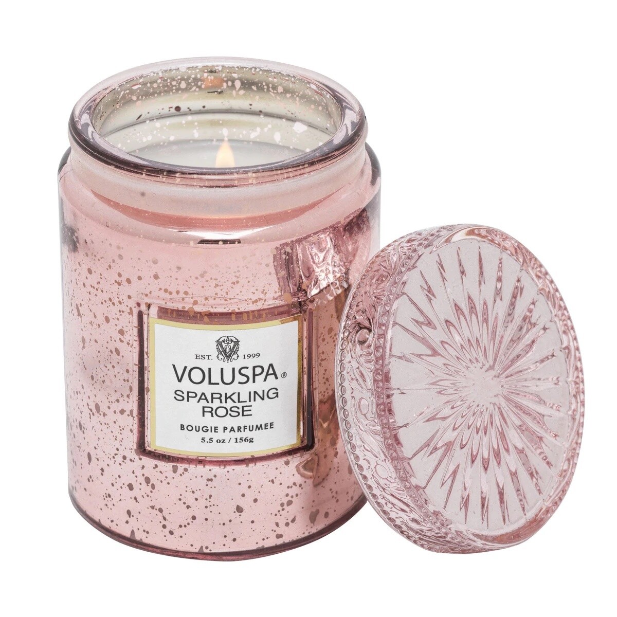 Sparkling Rose Small Jar Candle