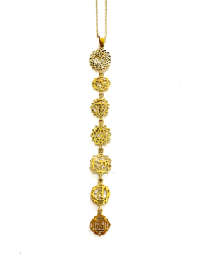 Divine Chakra Brass Necklace