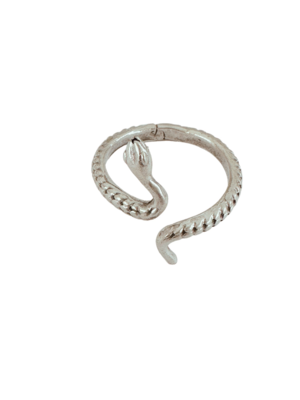 Kaa Snake Silver Ring