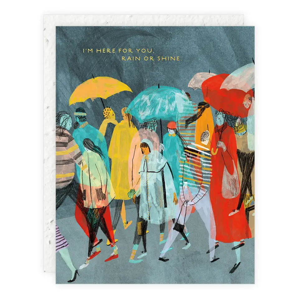 Rain or Shine - Sympathy Card