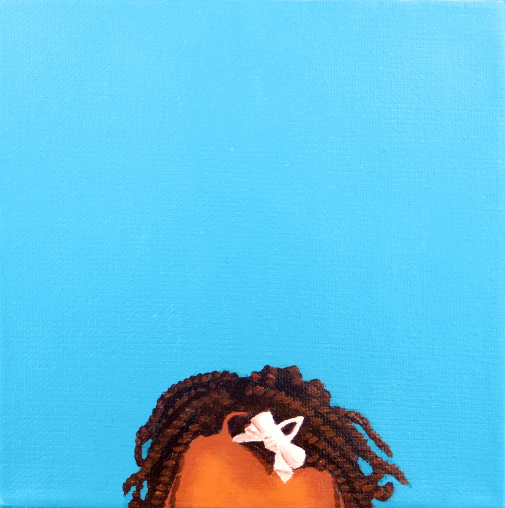 Karmyn Pittman Blue Afro Baby