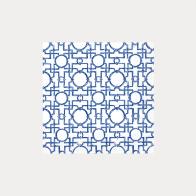 Roseanne Beck Aiko Cocktail Napkins - Blue