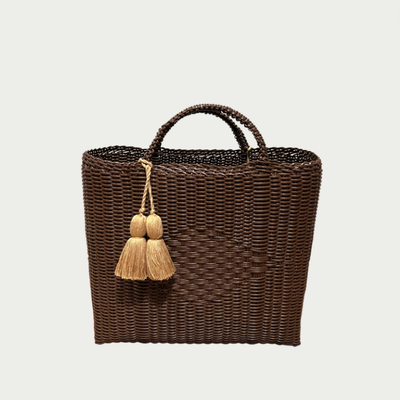 Cesta Tote, Brown, Solid, Medium