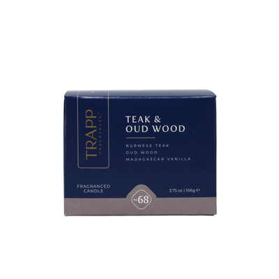 No. 68 Teak &amp; Oud Wood Candle - 3.75 oz