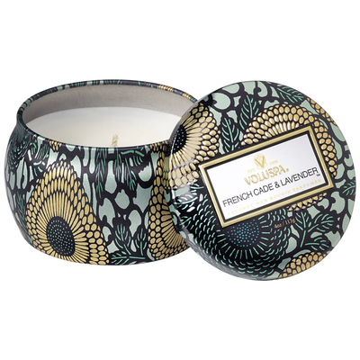 French Cade Lavender Mini Tin Candle - 4 oz 