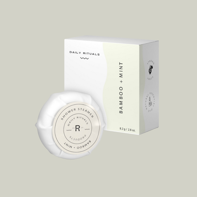 Shower Steamer, Bamboo + Mint