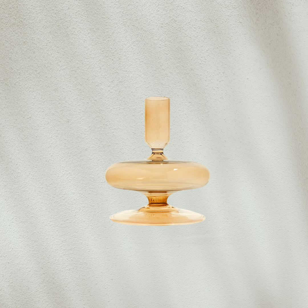 Wisteria Candleholder, Brown