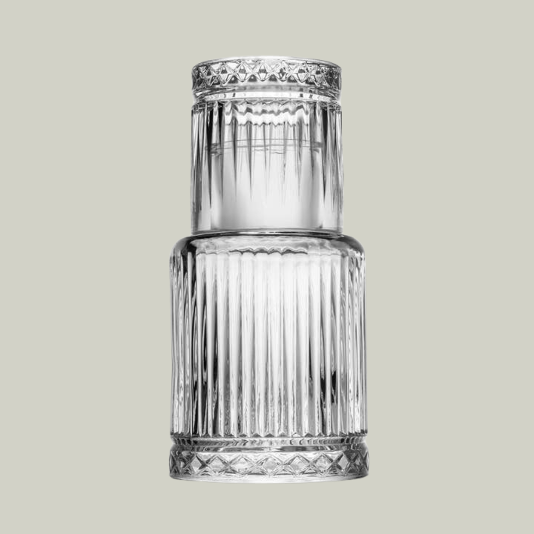 Crystal Bedside Carafe &amp; Tumbler