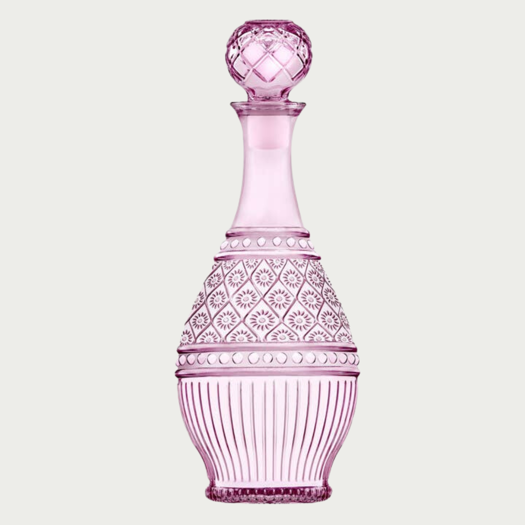 Claro Pink Wine Decanter