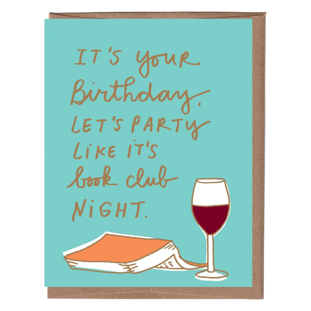 Scratch &amp; Sniff Book Club Birthday Card