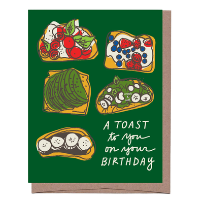 Scratch &amp; Sniff Toast Birthday Card